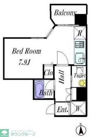 ヴェルト新宿夏目坂の物件間取画像